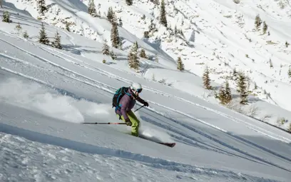 Freeride Tschentenalp 1 Anja Zurbruegg©Tourismus Adelboden Lenk Kandersteg