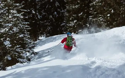 Freeride Tschentenalp 6 Anja Zurbruegg©Tourismus Adelboden Lenk Kandersteg