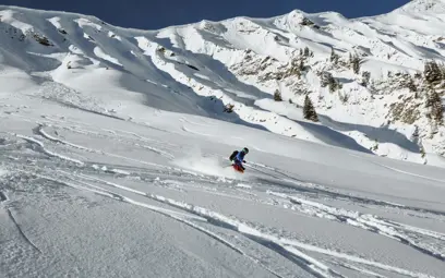Freeride Tschentenalp 2 Anja Zurbruegg©Tourismus Adelboden Lenk Kandersteg